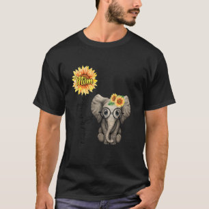 Camiseta Abençoada por ser chamada de Mãe Elefante Hippie.