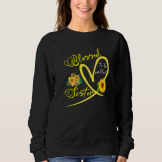 Camiseta Abençoada Por Ser Chamada Irmã Girassol Mãe