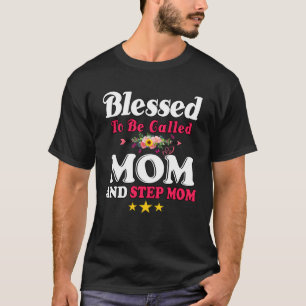 Camiseta Abençoada por ser chamada Mãe e Mãe Passo Da