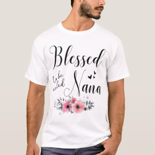 Camiseta Abençoada Por Ser Nana Vovó, Mãe De Natal