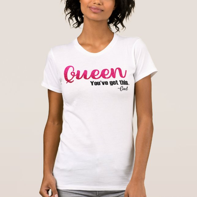 Camiseta Abençoada Rainha (Frente)