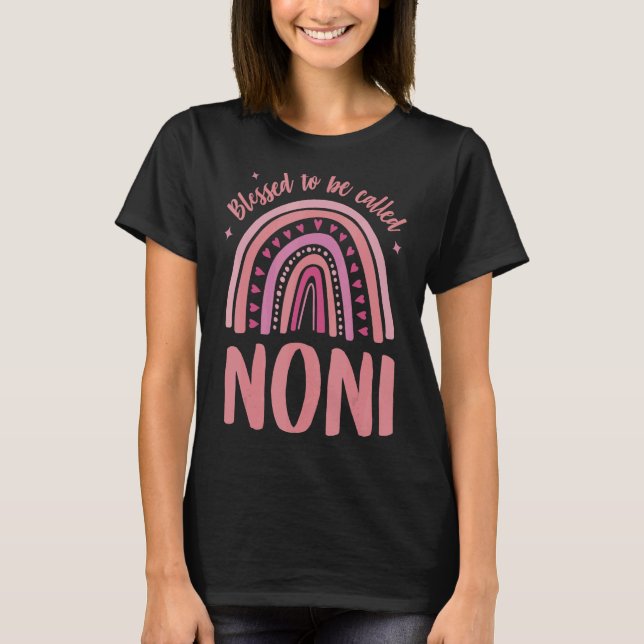 Camiseta Abençoada seja chamada de ideia Noni para Mulheres (Frente)