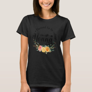 Camiseta Abençoada Seja Chamada De Mulher Não-Na Flor Gran