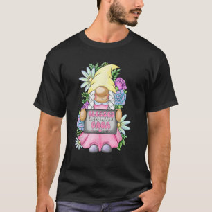 Camiseta Abençoada Seja Chamada Gaga Gnomo Garota Mães Boni