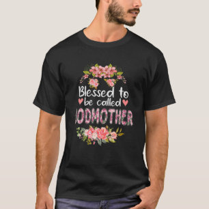 Camiseta Abençoada Seja Chamada Madrinha Floral Mo