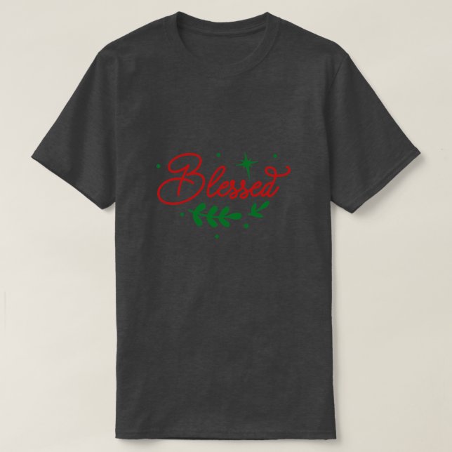 Camiseta Abençoado (Frente do Design)