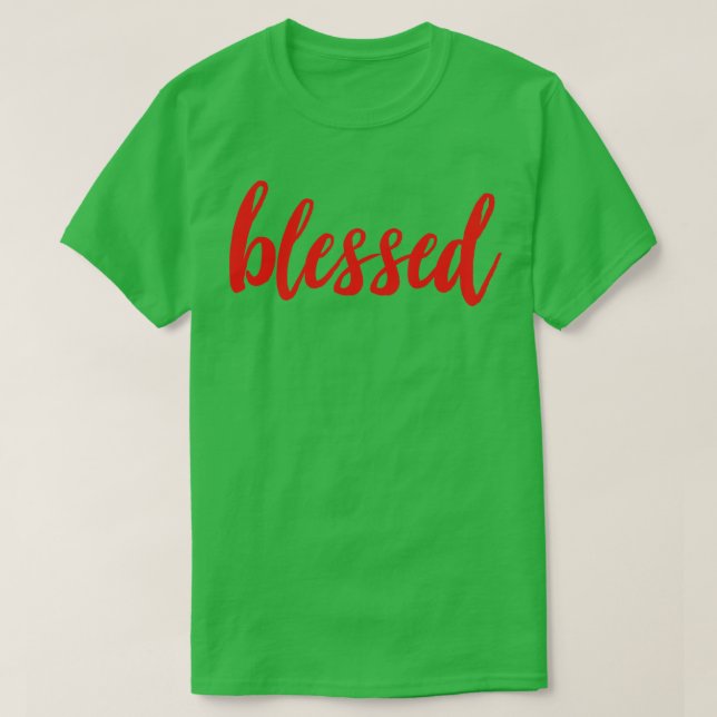 Camiseta Abençoado 1 (Frente do Design)