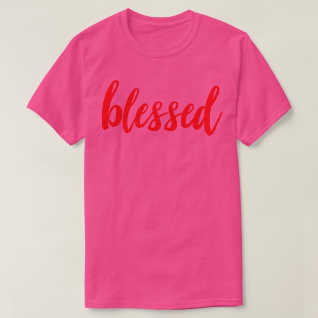 Camiseta Abençoado 1 (Frente do Design)