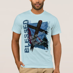 Camiseta Abençoado - 10:29 cristão de John da escritura d
