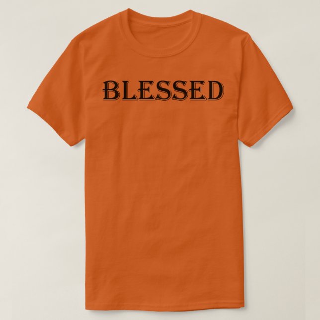 Camiseta Abençoado 2 (Frente do Design)
