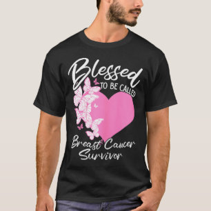 Camiseta Abençoado A Ser Chamado Sobrevivente Do Câncer Da