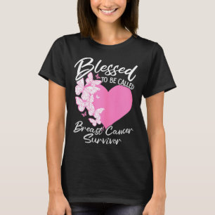 Camiseta Abençoado A Ser Chamado Sobrevivente Do Câncer Da