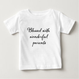 Camiseta Abençoado com pais maravilhosos