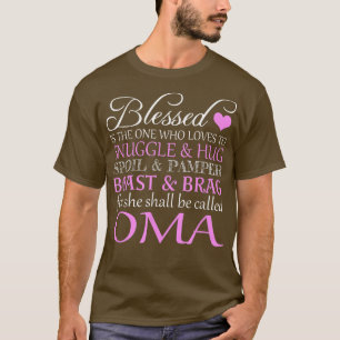 Camiseta Abençoado é aquele que ama mastigar e Hug Sp