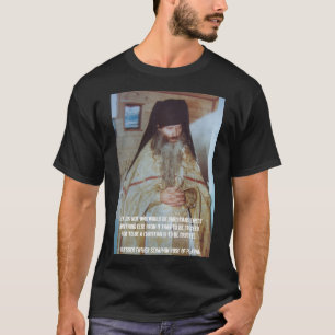 Camiseta Abençoado Padre Seraphim Rosa da Platina