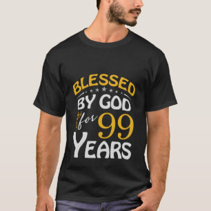 Camiseta Abençoado Por Deus Por 99 Feliz 99º