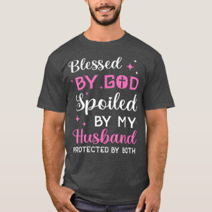 Camiseta Abençoado Por Deus Que O Marido Christian O Ch