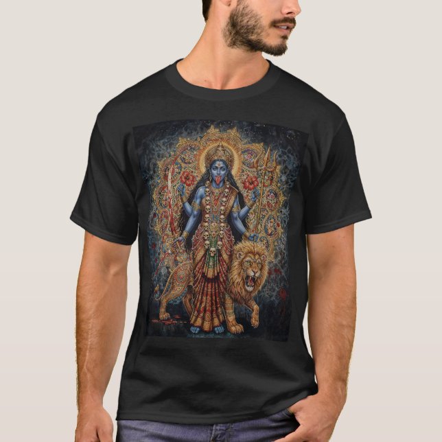 Camiseta Abençoado por Kali (Frente)