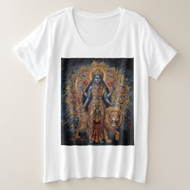 Camiseta Abençoado por Kali (Frente do Design)