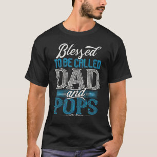 Camiseta Abençoado por ser chamado de pai e avô piada do di