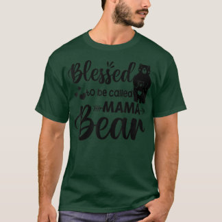 Camiseta Abençoado Por Ser Chamado De Urso Da Mãe 110