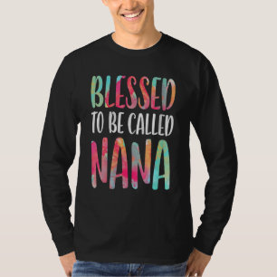 Camiseta Abençoado Por Ser Chamado Dia de as mães Da Nana