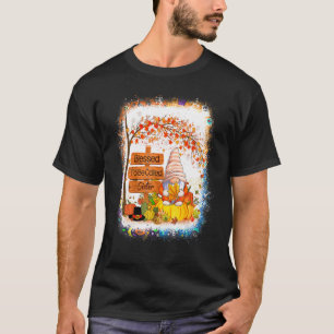 Camiseta Abençoado Por Ser Chamado Irmã Gnome Cai No Outono