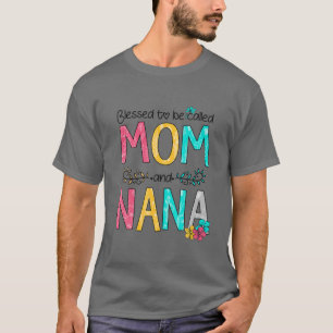 Camiseta Abençoado Por Serem Chamados Mãe E Dia de as mães 
