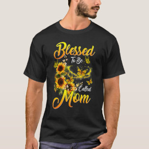 Camiseta Abençoado Seja Chamada Mãe Dia de as mães De Giras