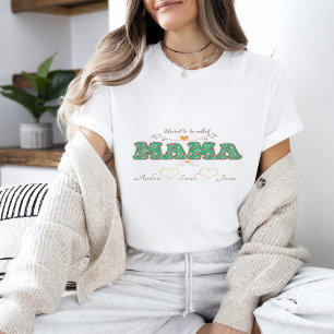 Camiseta Abençoado seja chamado de MAMA