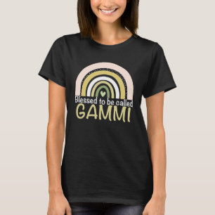Camiseta Abençoado seja chamado Gammi Boho Rainbow Madre D