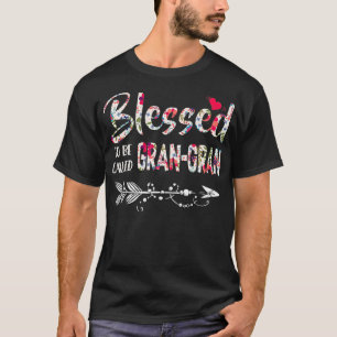 Camiseta Abençoado Seja Chamado GranGran Gift Floral GranGr