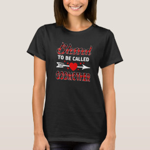 Camiseta Abençoado Seja Chamado Madrinha Buffalo Xadrez God