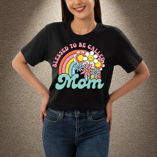 Camiseta Abençoado Seja Chamado Mãe Dia de as mães