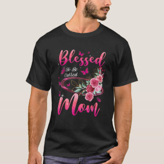 Camiseta Abençoado Seja Chamado Mãe Dia de as mães Bonita