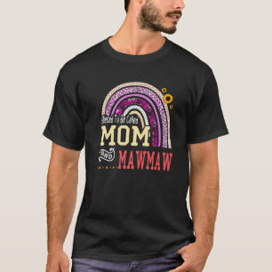 Camiseta Abençoado Seja Chamado Mãe E Dia de as mães Mawmaw