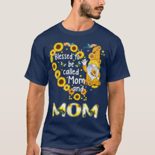 Camiseta Abençoado seja chamado Mãe e Mãe Caiam Gnomo Sunfl