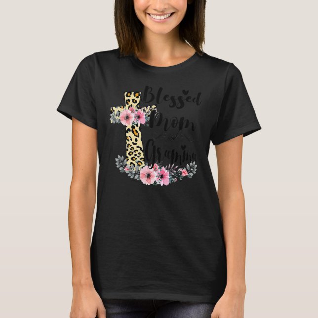 Camiseta Abençoado Seja Chamado Mãe E Vovó (Frente)