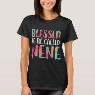 Camiseta Abençoado Seja Chamado Nene Dia de as mães