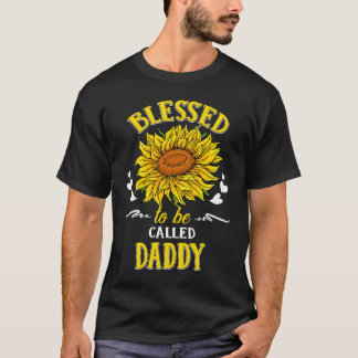 Camiseta Abençoado Seja Chamado Pai Para Mulheres Mens