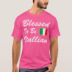 Camiseta Abençoado Seja Itália Flag Italia Italiano
