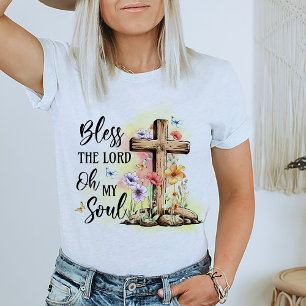 Camiseta Abençoado Senhor Religioso Fé Cristã