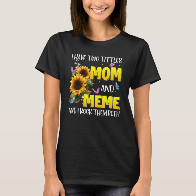 Camiseta Abençoado Ser Chamado Meme Sunflower Meme (Frente)