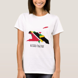 Camiseta Abençoado   TRINIDAD FLAG   JAMAICA FLAG   Patriót