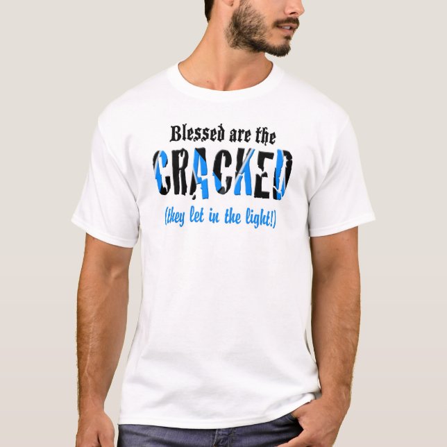 Camiseta Abençoados são os CRACKED (Frente)