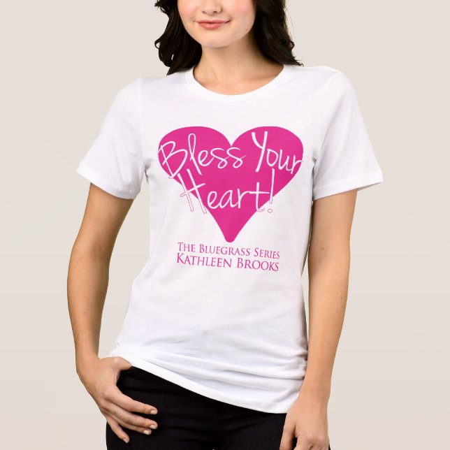 Camiseta Abençoe seu coração Bella e Canva (Frente)