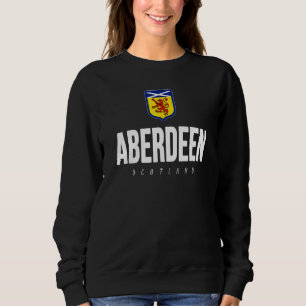 Camiseta Aberdeen Scotland Flag Tourist Souvenir