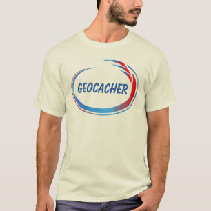Camiseta Abertura Azul Geocacher