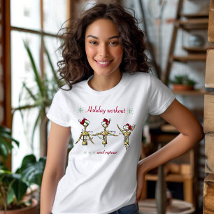Camiseta Abertura Engraçado de Vinho de Natal