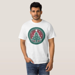 Camiseta Abeto Festivo: Um Delight de Natal